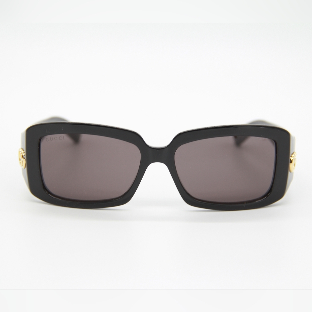 NEW GUCCI SUNGLASSES GG1403S 001 BLACK EYEWEAR - Picture 4 of 11